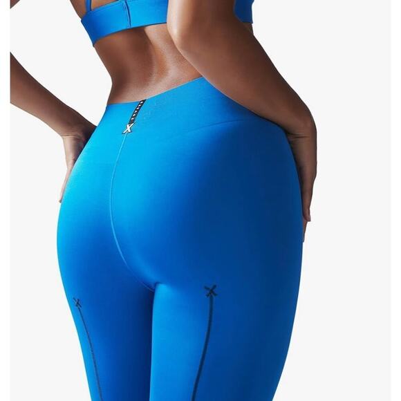 Savage X Fenty Pants - Savage X Fenty Hotline High Rise Leggings Womens Size 4-6 Blue NEW